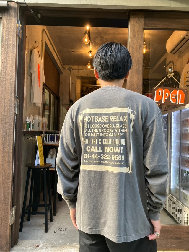 RSB HOT BASE RELAX GRAPHIC L/S TEE FADE BLACK