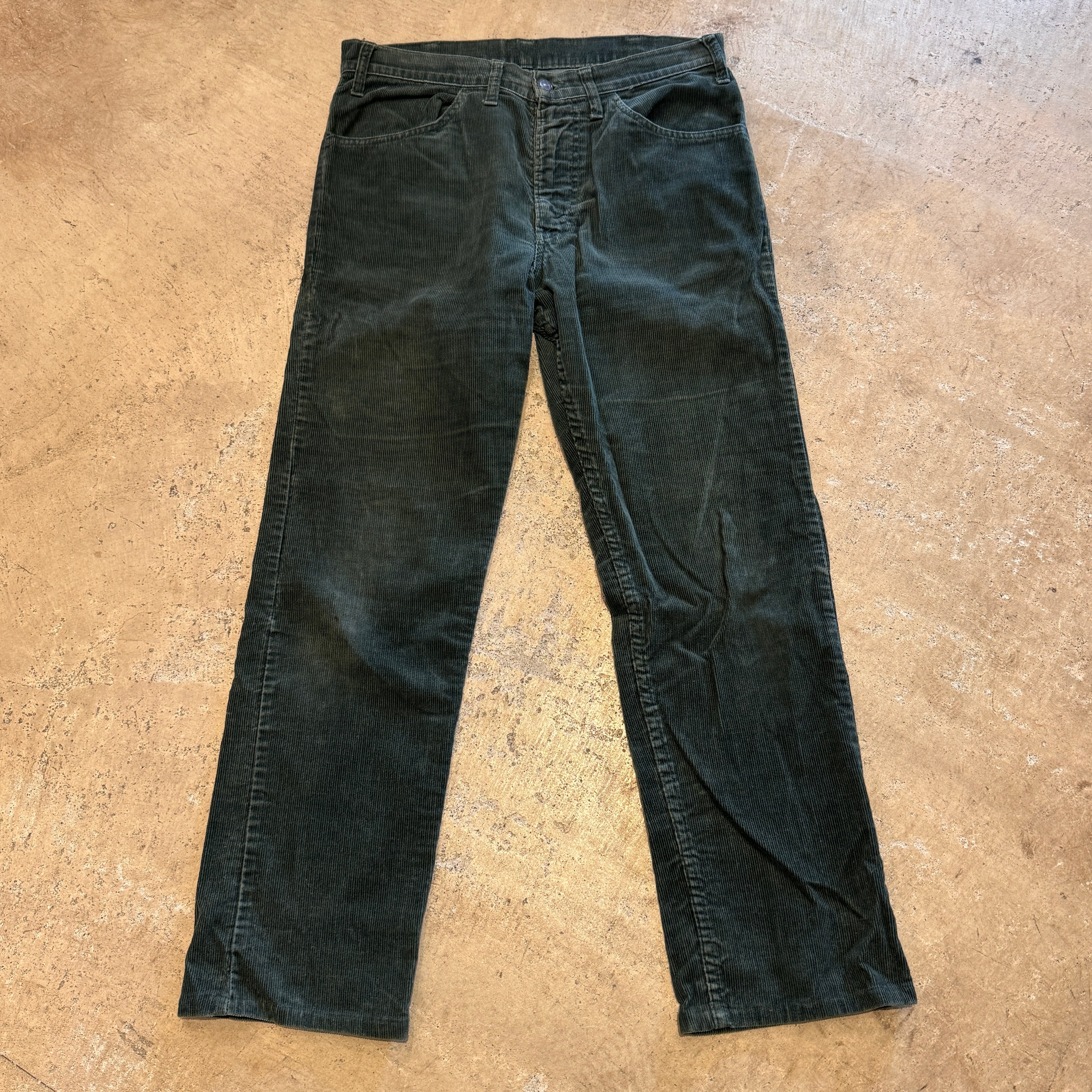 投げ師80s vintage Levi's519 CORDS Ⓝ1980s LEVI'S 519 CORDS PANT GREEN | safarionline