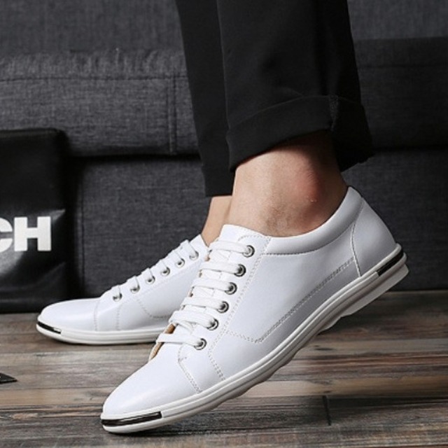 Low cut pu leather shoes ( 5color )