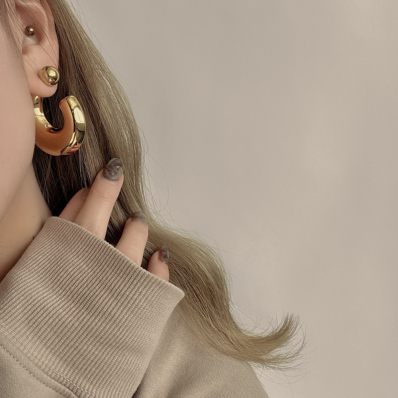 ［ stainless pierce ］2way vol back