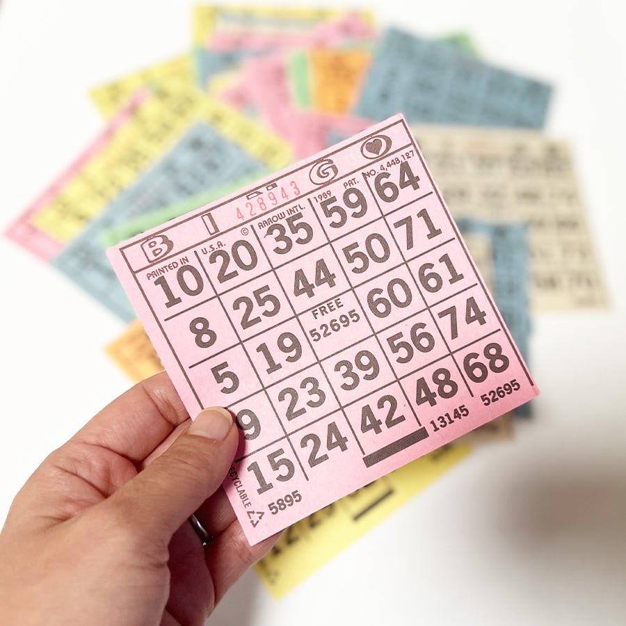 在庫なし】【 BINGO ビンゴカード 3枚セット 】ヴィンテージ