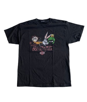 Used 10s XL T-shirt -HARLEY DAVIDSON × Looney Tunes-
