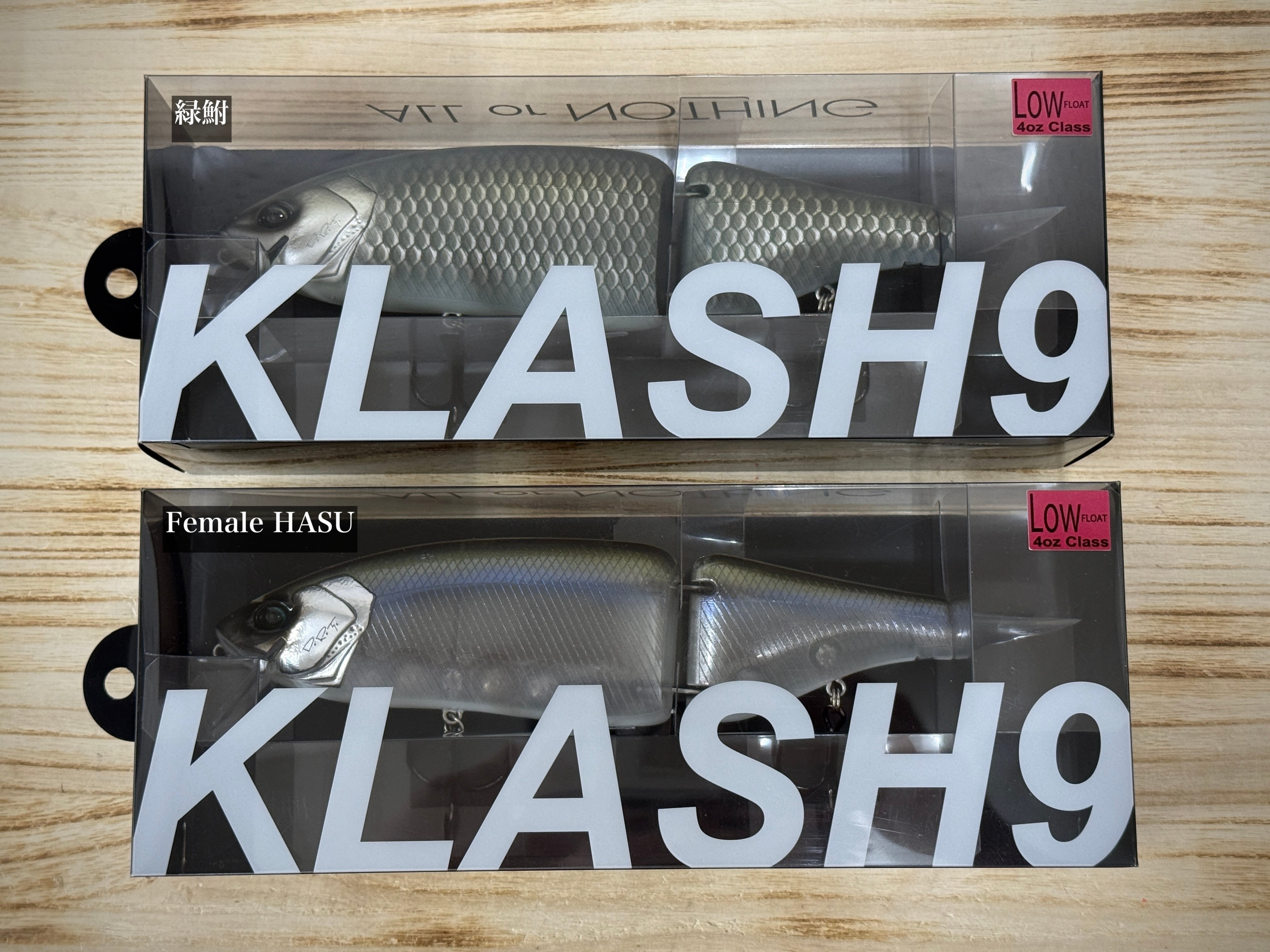 フィッシング DRT クラッシュ9 low female hasu ➀