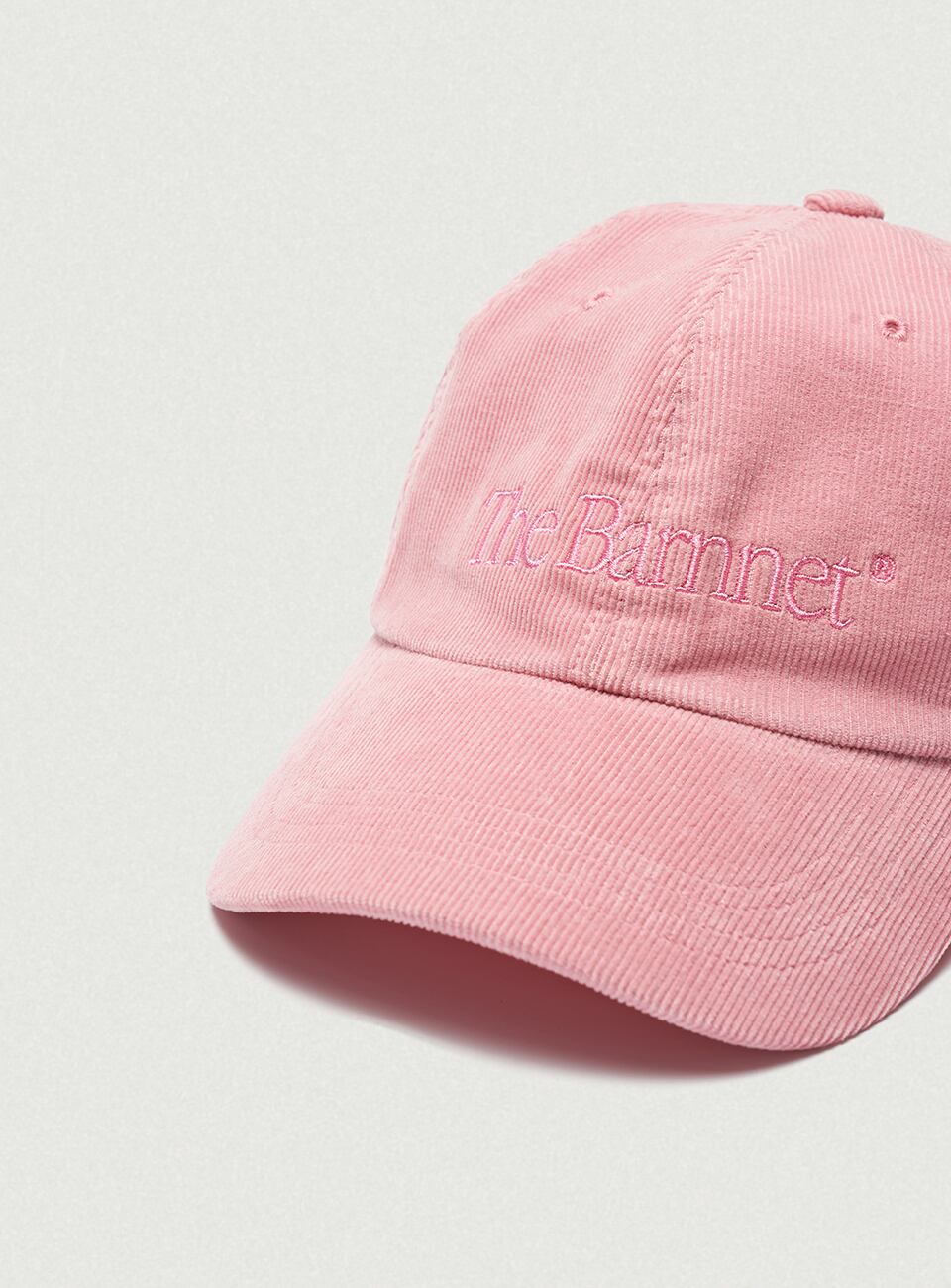 The Barnnet] Pink Corduroy Logo Ball Cap 正規品 韓国ブランド 韓国