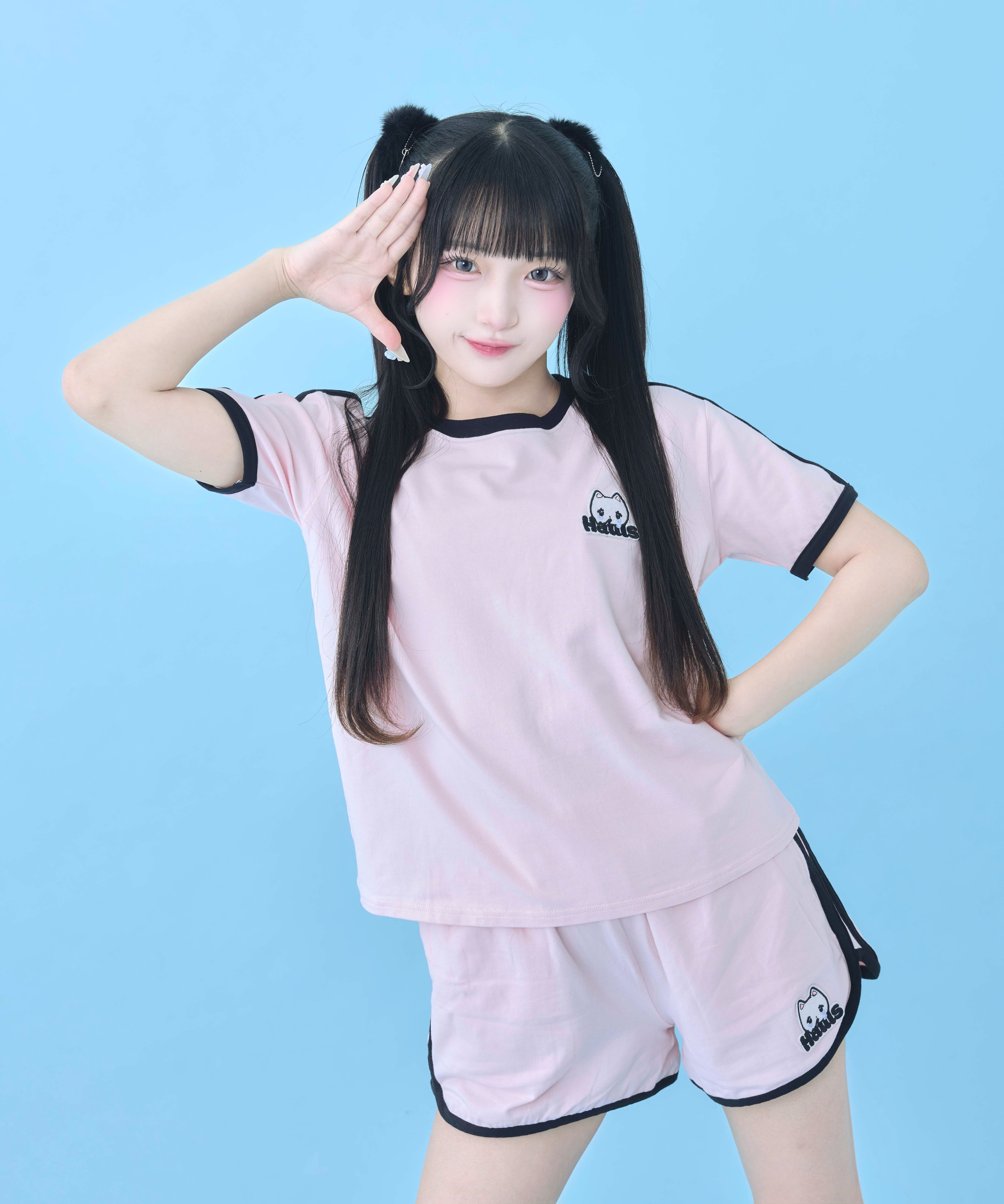 みうみお×はうるず コラボ超BIGぱーかー(ブラック) | Hauls