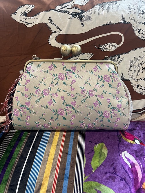 Lサイズ レクタングル 光沢 小花柄