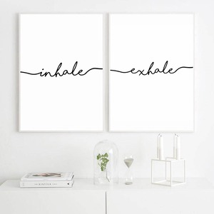 ポスター 壁 アート キャンバス プリント 文字 絵 リビング A3