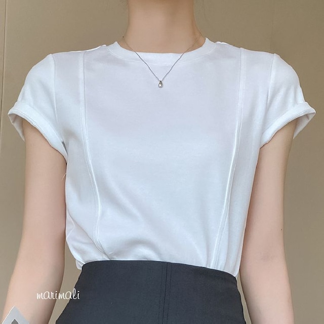 ライン デザイン Tシャツ 5color 26238