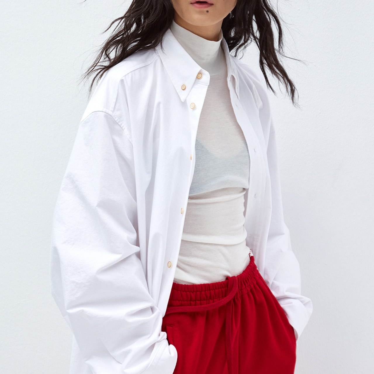 Oversized Shirt【3color】 T4400