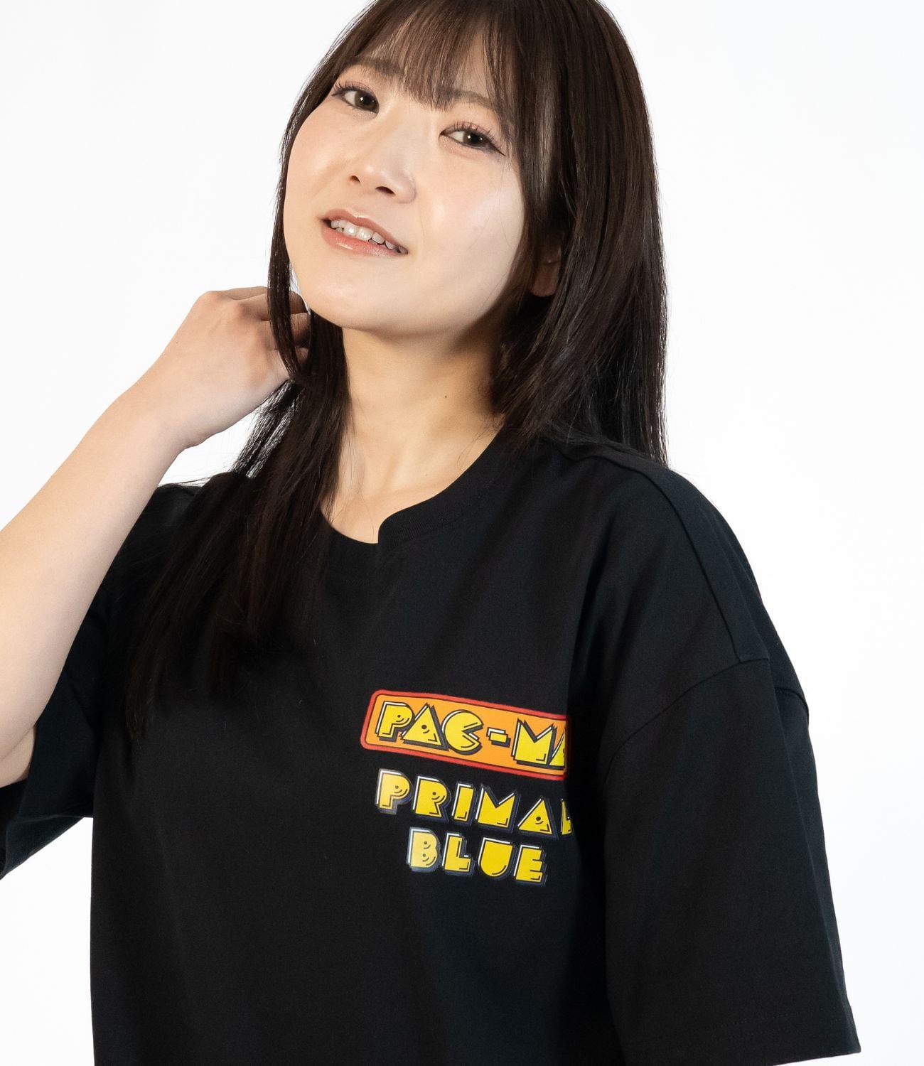 PACMAN×サウナ ビッグシルエットTシャツ （ブラック） | PrimalBlue