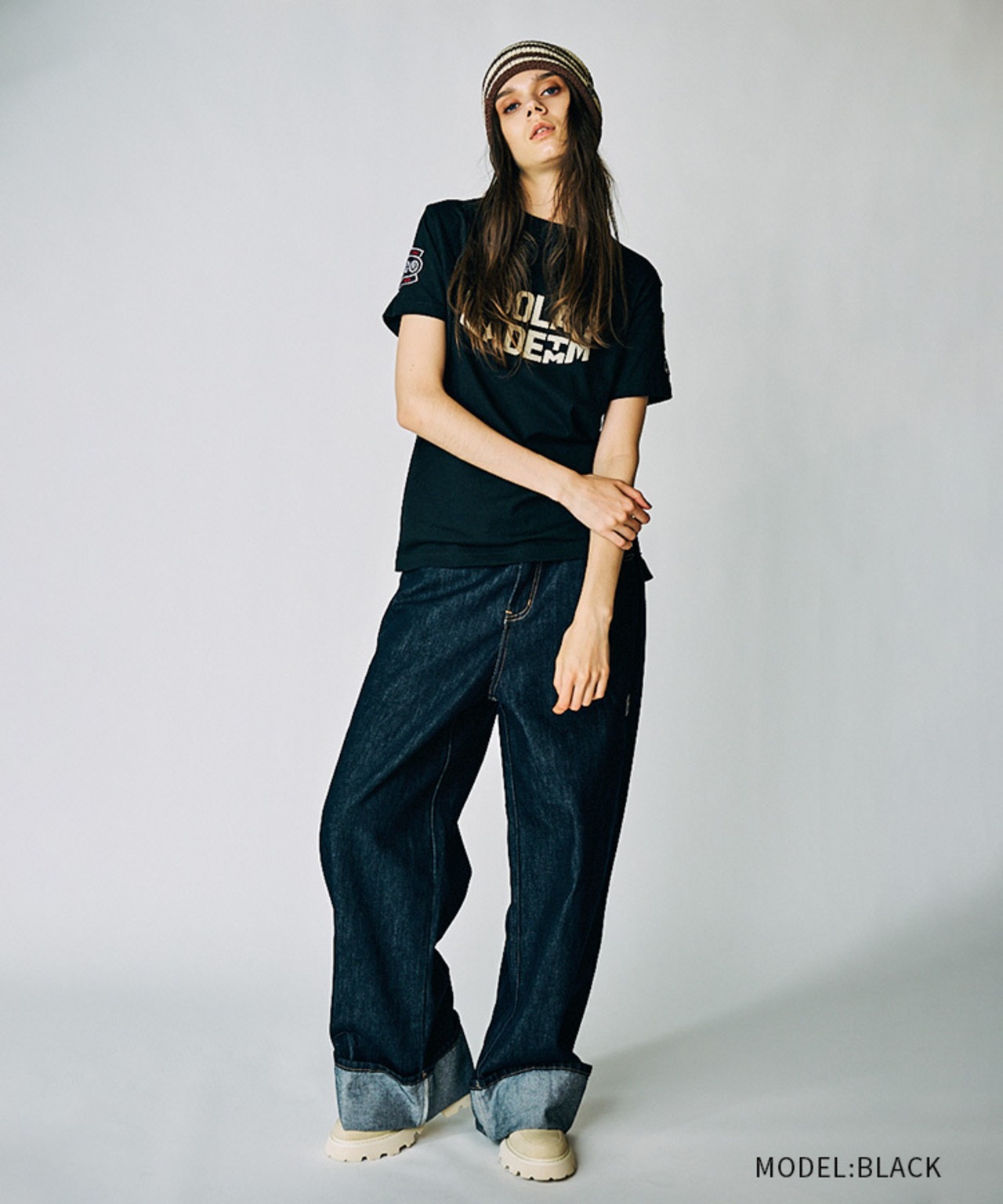 【先行販売】CL TMプリントベーシックTシャツ (L/GRAY)　CQ-49001