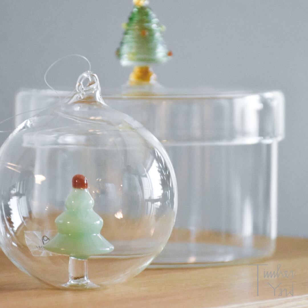 ONLINE限定】クリスマスボール ツリーグリーンマット / Φ8cm