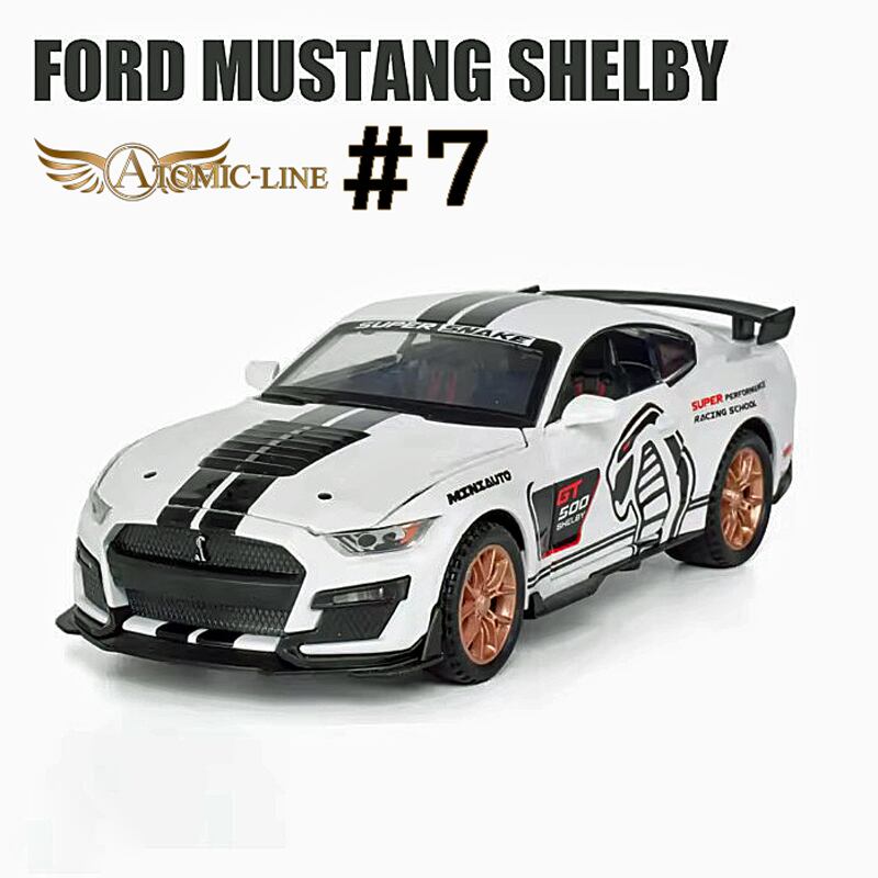 フォード マスタング GT500 SHELBY ミニカー 1/32 全12色 ライト点灯