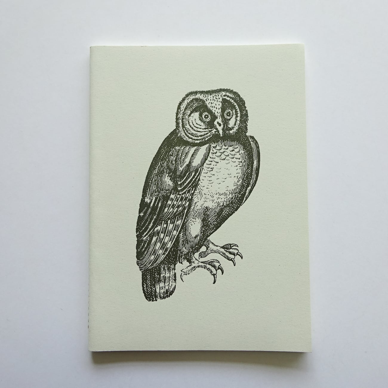 A5サイズノート 活版印刷表紙 [ROSSI] NBAS01 フクロウ | paperstory