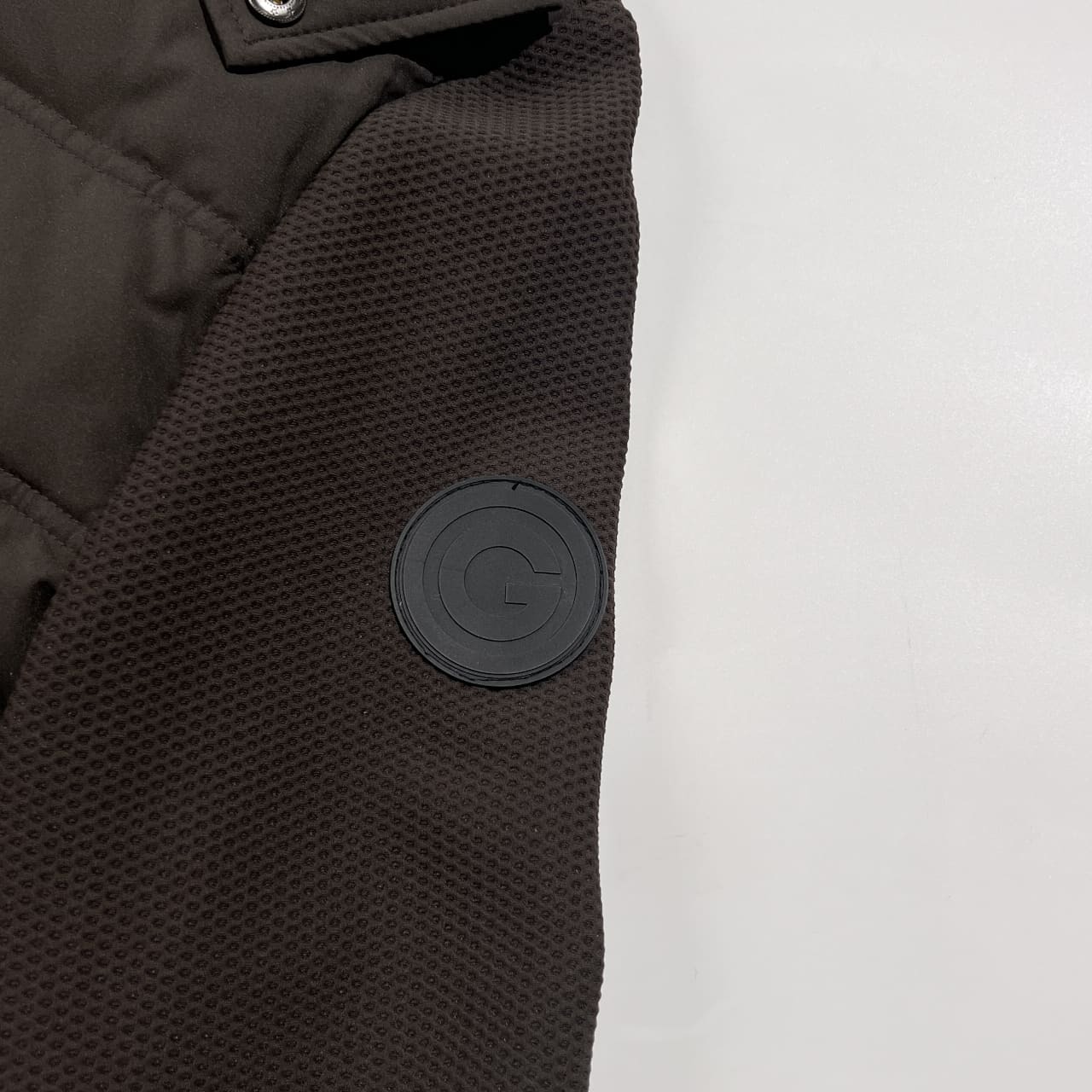 g-stage ジーステージ デザイン フード ダブルジップ ダウンジャケット 50/ダークカーキ ブラウン系 メンズ