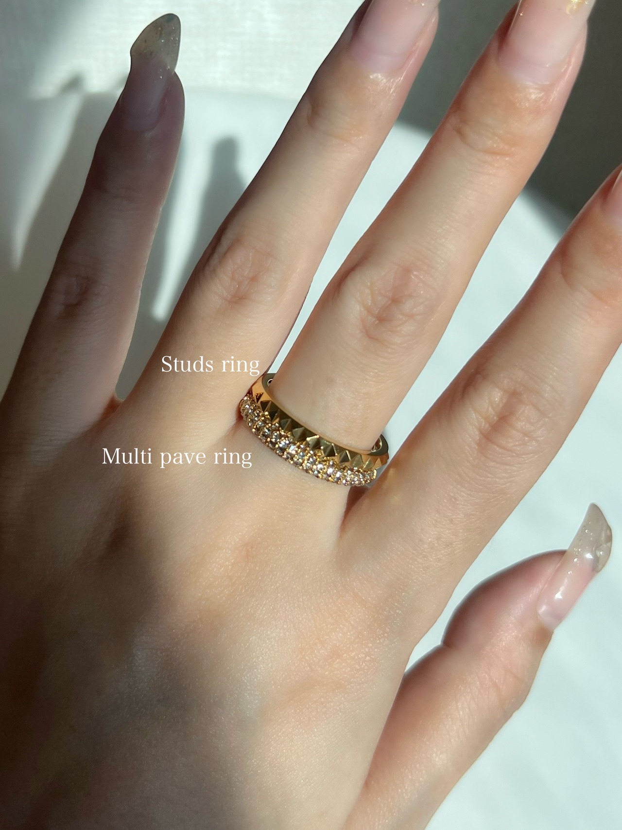 Multi pave ring
