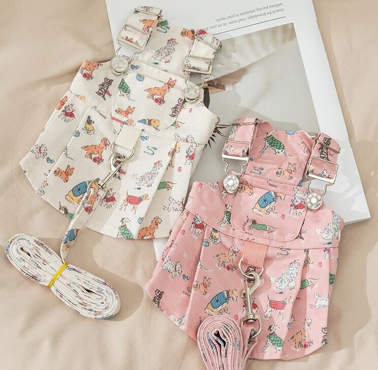 《予約》№3102210 わんこ柄サロペット