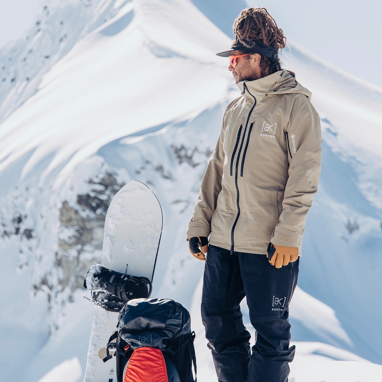 Burtonネイビー よき スノーボードウェア ドライライド