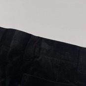 上下 PAGERO パジェロ セットアップ ベロア ベルベット テーラードジャケット スラックス スーツ 上(M)下(82)/ブラック メンズ