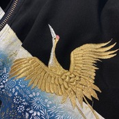 【bomber42】再構築リバーシブルボンバー Kimono×vintage game shirts MIX BOMBER reversible JACKET