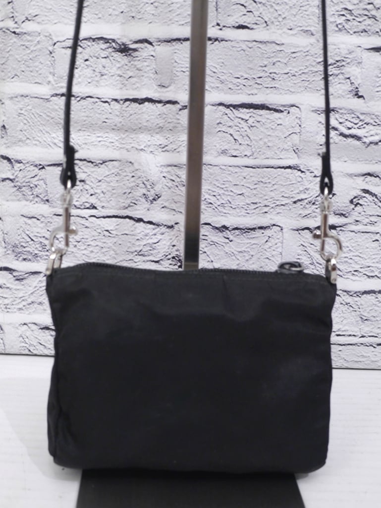 美品】 PRADA プラダ テスート ナイロンxレザー クロスボディ ミニ