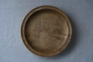 リム皿　215mm　鉄媒染