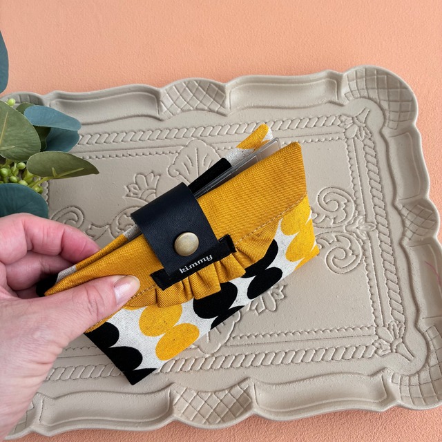 カードケース・ぽこぽこ水玉