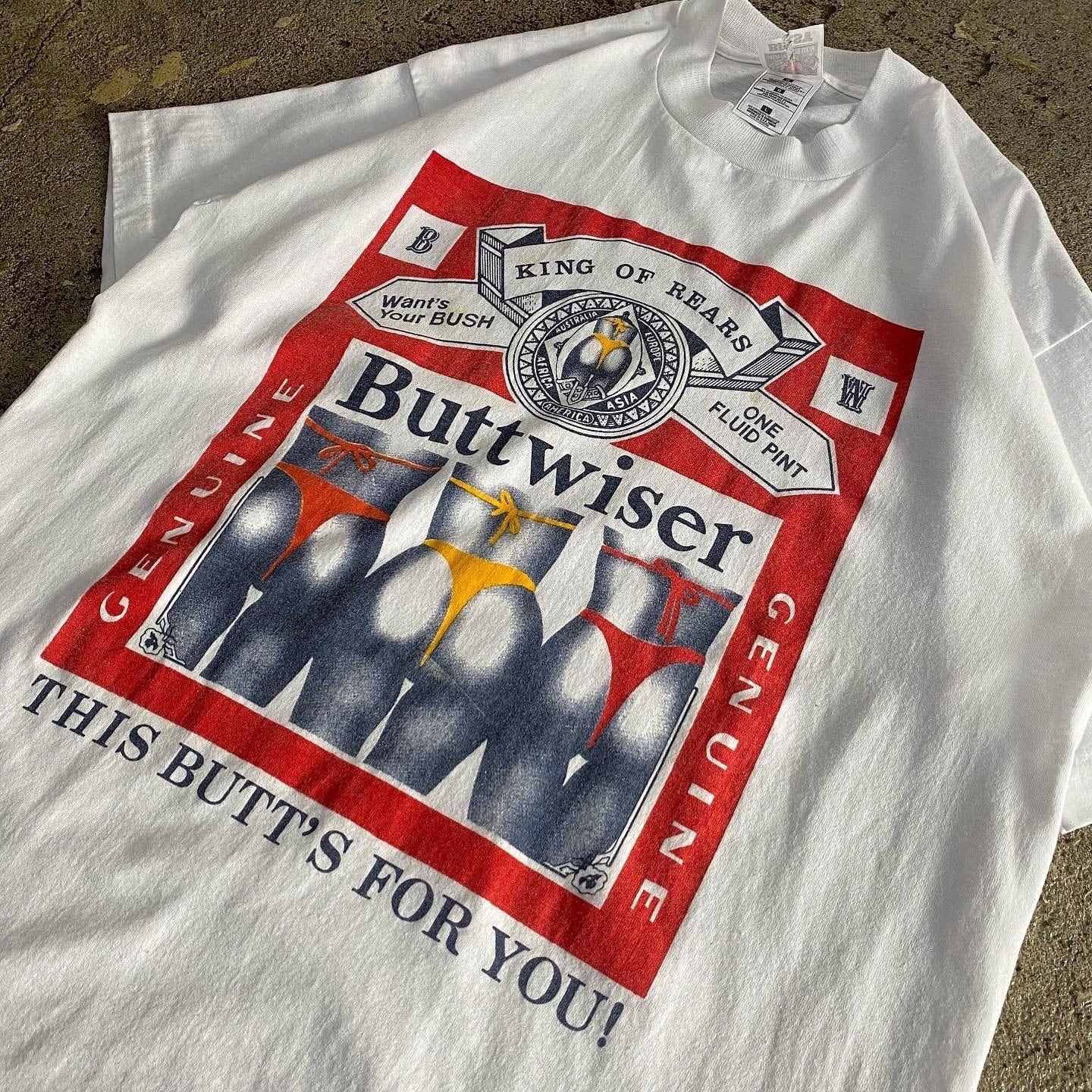 90s Buttwiser T-shirt | What'z up 90s Buttwiser T-shirt | What'z up