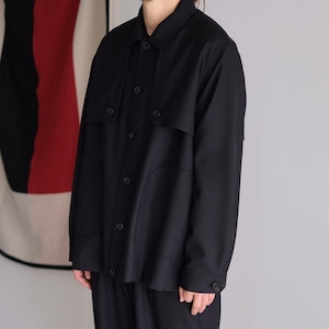 holk / gun flap jacket［BLACK］