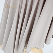 社交ダンス 衣装 スタンダード ラテン ドレス ワンピース パーティ衣装 無地 Chacott チャコット ROYAL DANCE ロイヤルダンス ベージュ系 グレイ系 グレージュ アシンメトリーデザイン おしゃれ モダンスタイル 社交ダンス用ドレス フィット感 ストレッチ素材 脚長効果 イベント用ドレス 体型カバー 成人女性用 Sサイズ 芯地 無地ドレス お揃いコーデ トレンド おすすめ