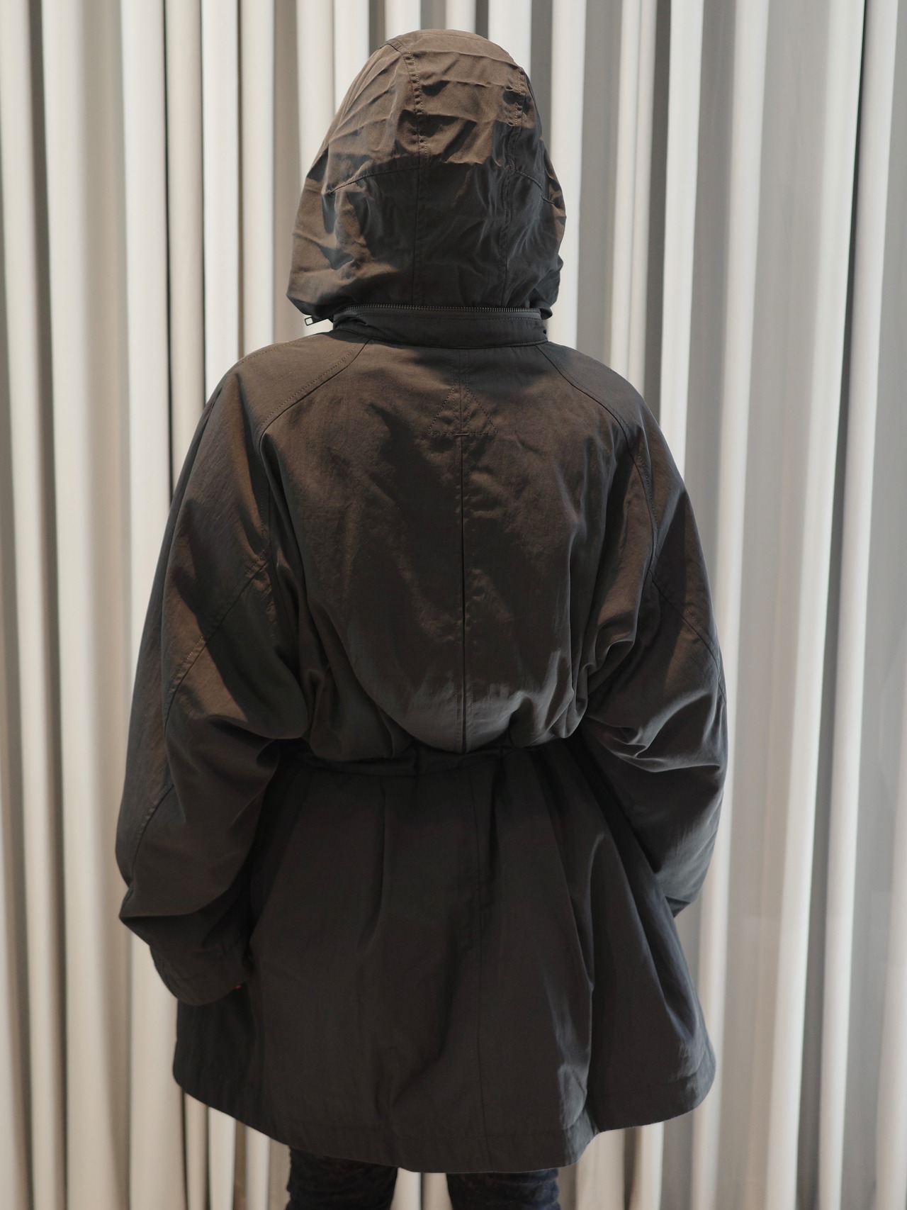 【26AW | WOMEN】Mame Kurogouchi マメ クロゴウチ / トップス / Nylon Twill Work Jacket　MM26FW-CO083 - 4
