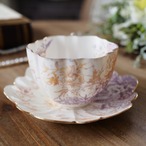 英国Wileman Foley China Basket of Flowers 5035 カップ＆ソーサー 1890年代 thumbnail 4