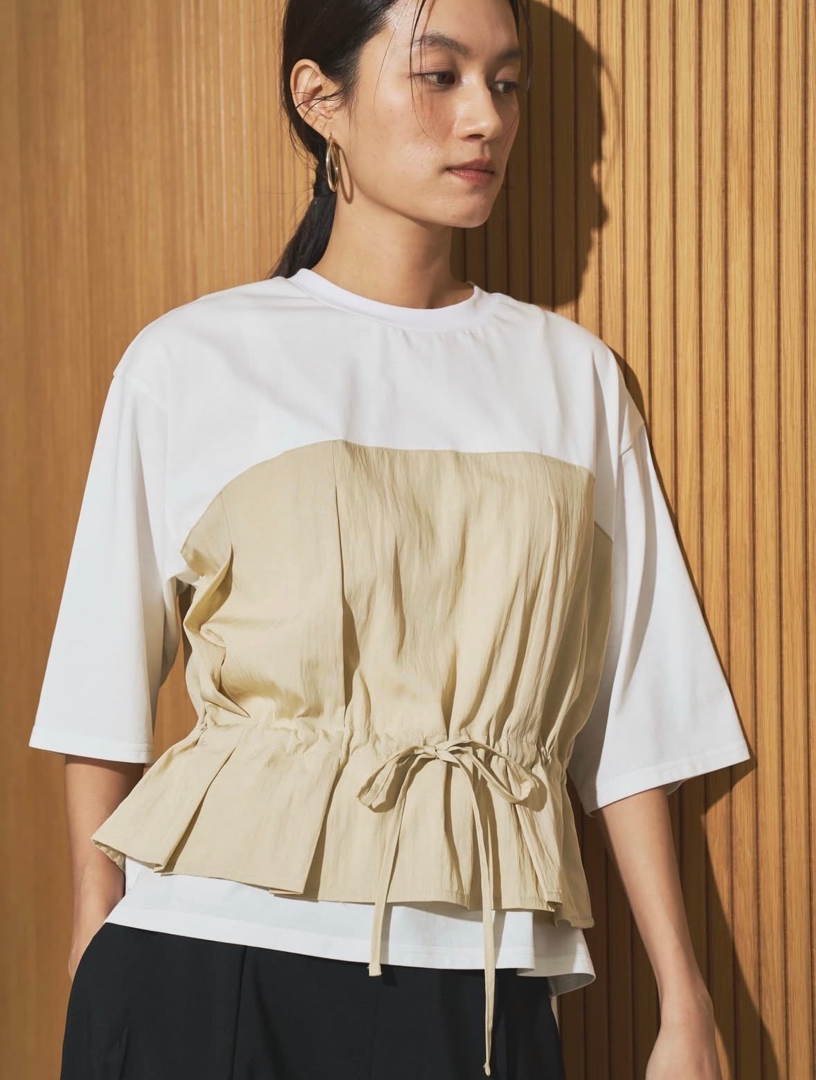 Audrey and Johnwad 】ビスチェ付きプルオーバー | valance 福井