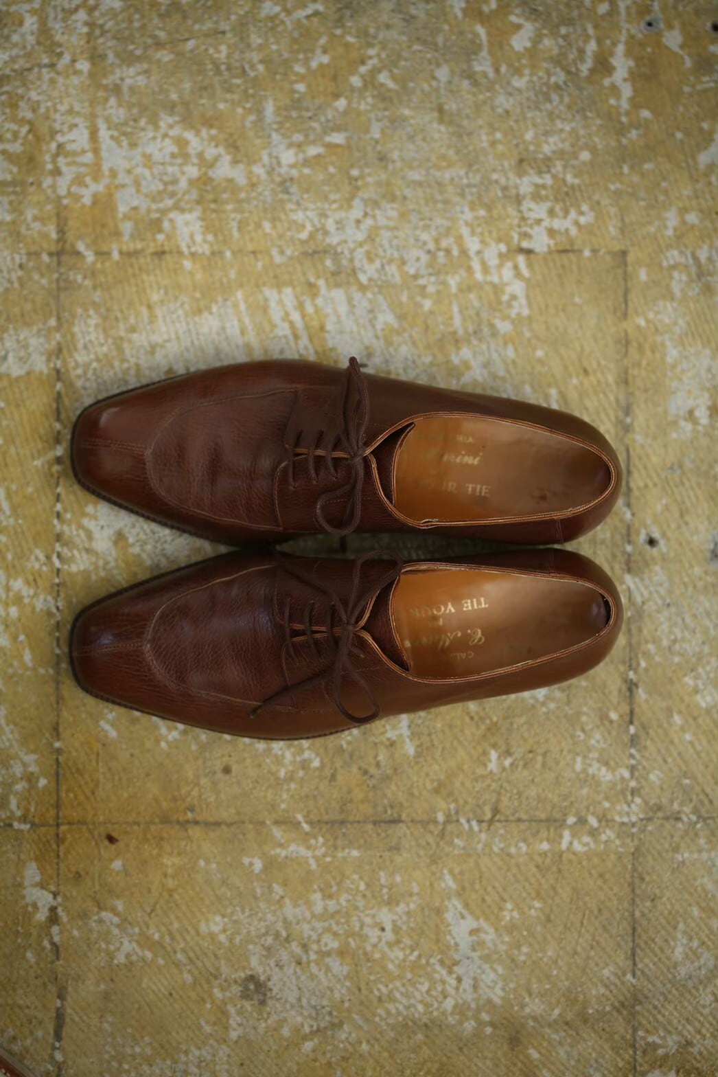 Marini】イタリア最古の老舗 注文靴 羽根Uチップシューズ ミディアム