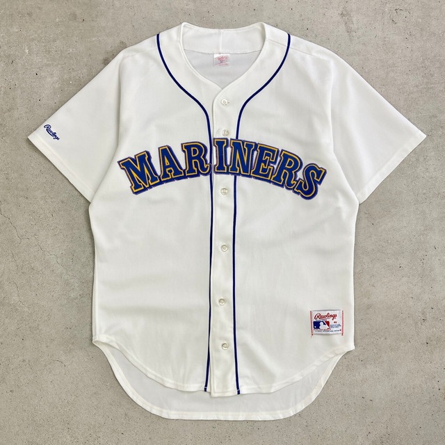 90年代 USA製 MARINERS マリナーズ ベースボールシャツ メンズXL-2XL
