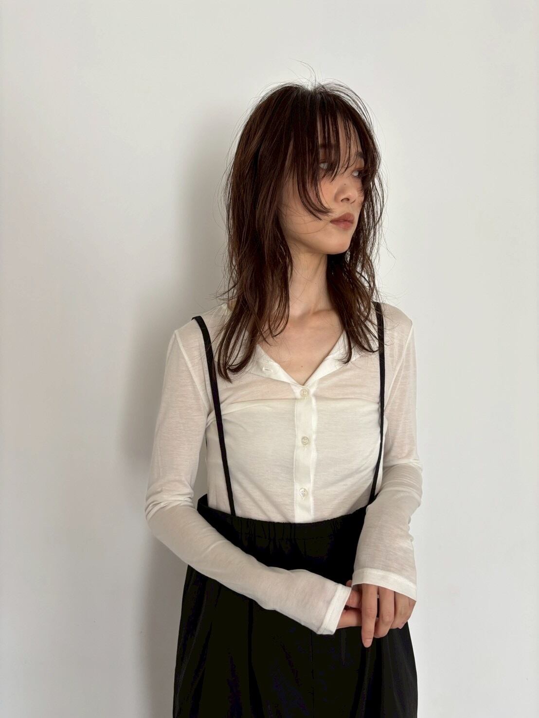 sheer soft cardigan | hholic