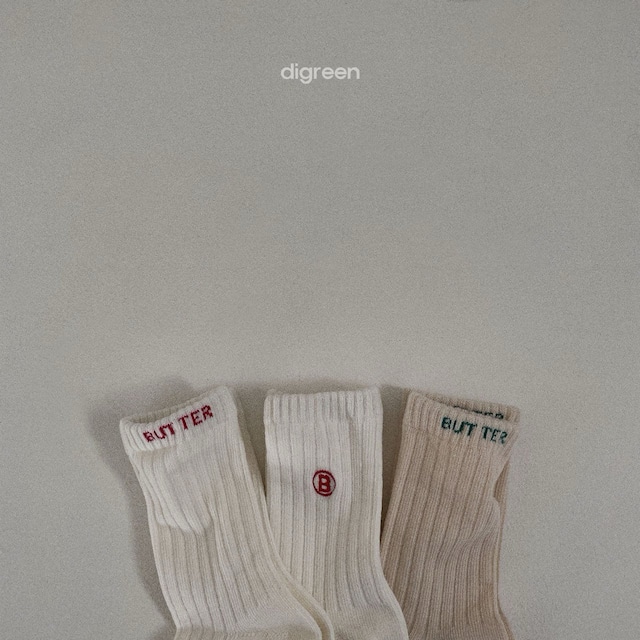 【取寄】digreen|butter socks|バターソックス|S-XL|kids|26 autumn