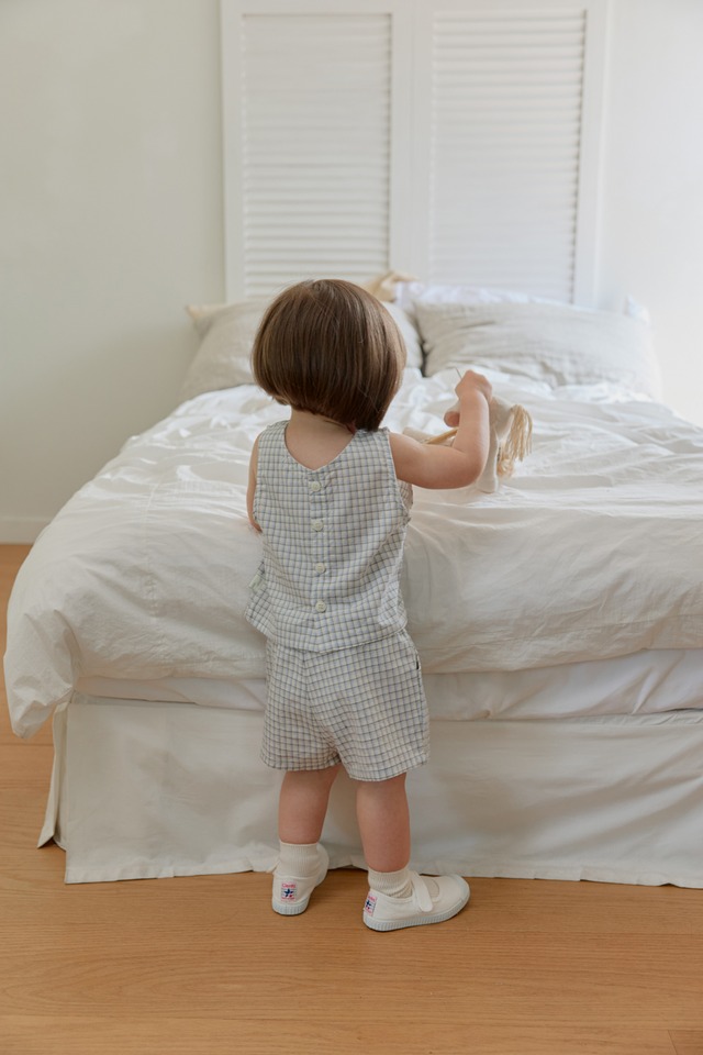 [予約][送料無料]≪ONU≫Check Sleeveless Blouse 44