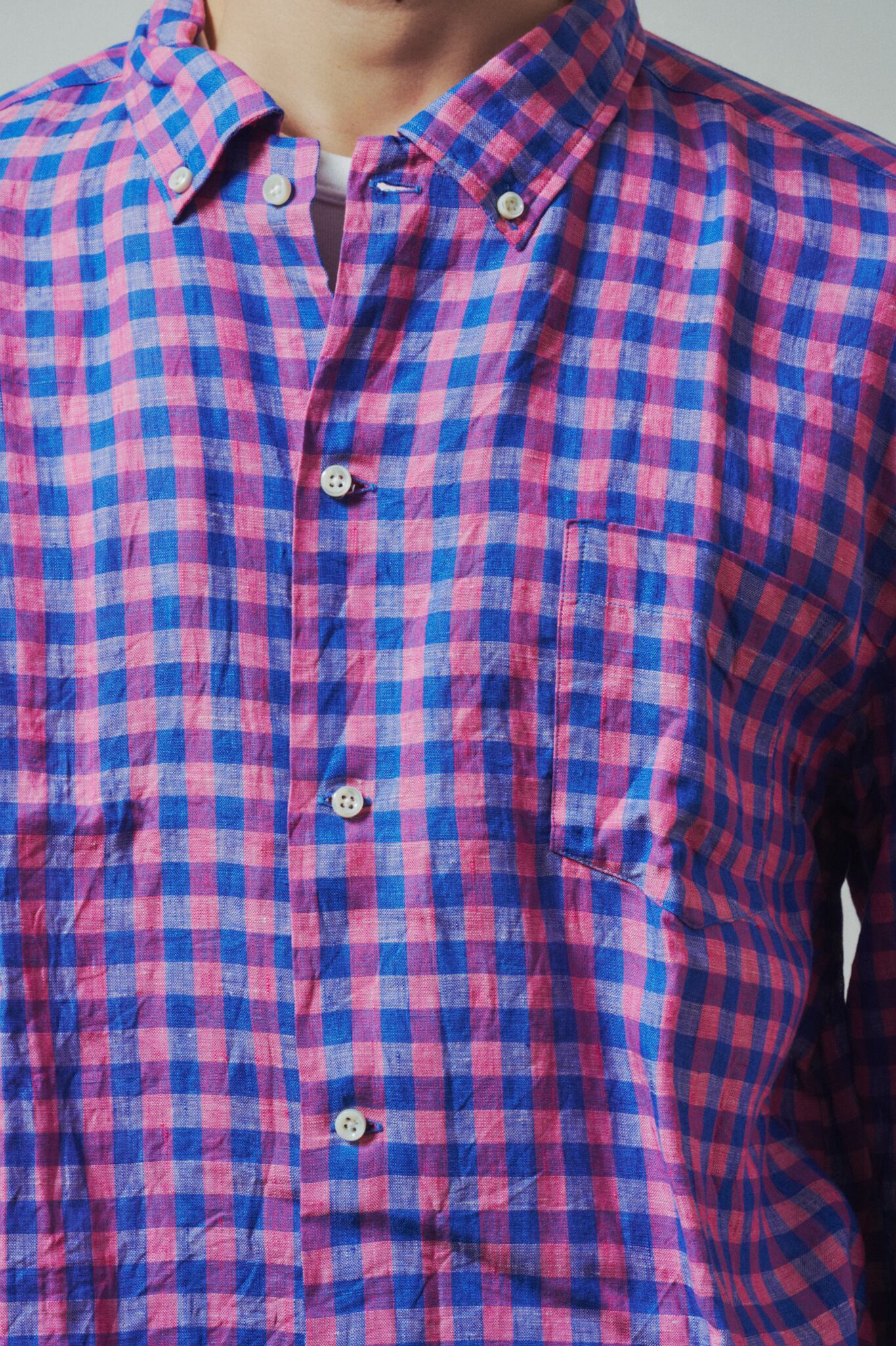 新品】SUNSHINE＋CLOUD MINTENS限定品 SPECIAL LINEN SHIRT BIG SIZE
