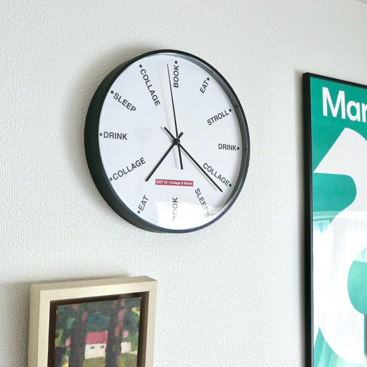 受注生産】EXIT 10 WALL CLOCK | portsidelaboratory STORE