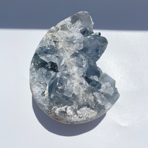 清々しいブルー！セレスタイト 卵型35◇ Celestite ◇天然石・鉱物・パワーストーン