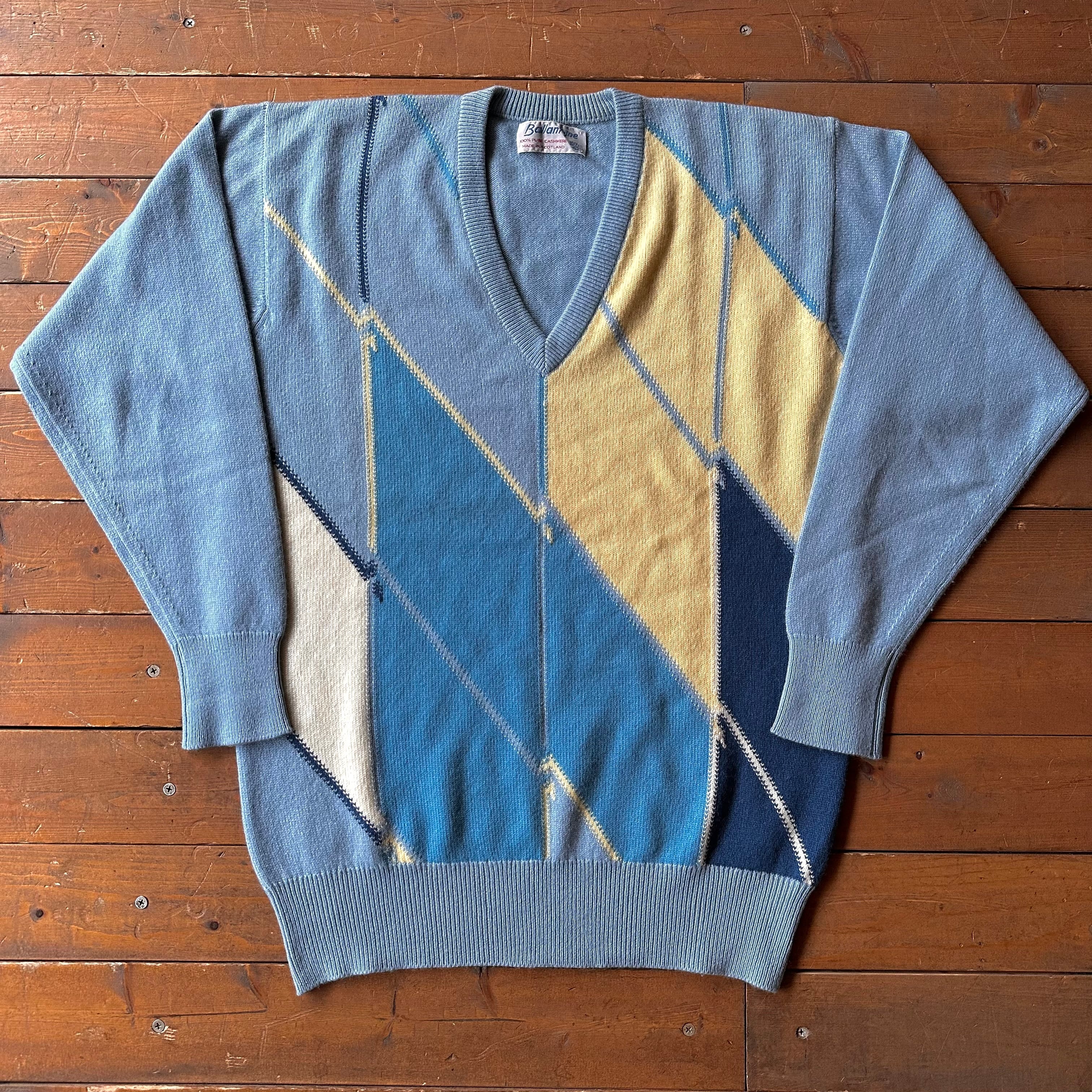 トップス Ballantyne Cashmere V-neck Sweater 80S BALLANTYNE CASHMERE V-NECK SWEATER | safarionline