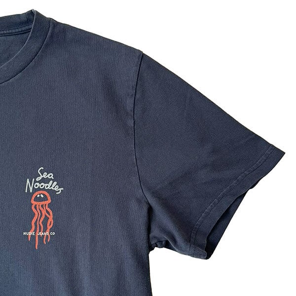 Roy Sea Noodles T-Shirt Dark Blue ダークブルー 半袖Tシャツ