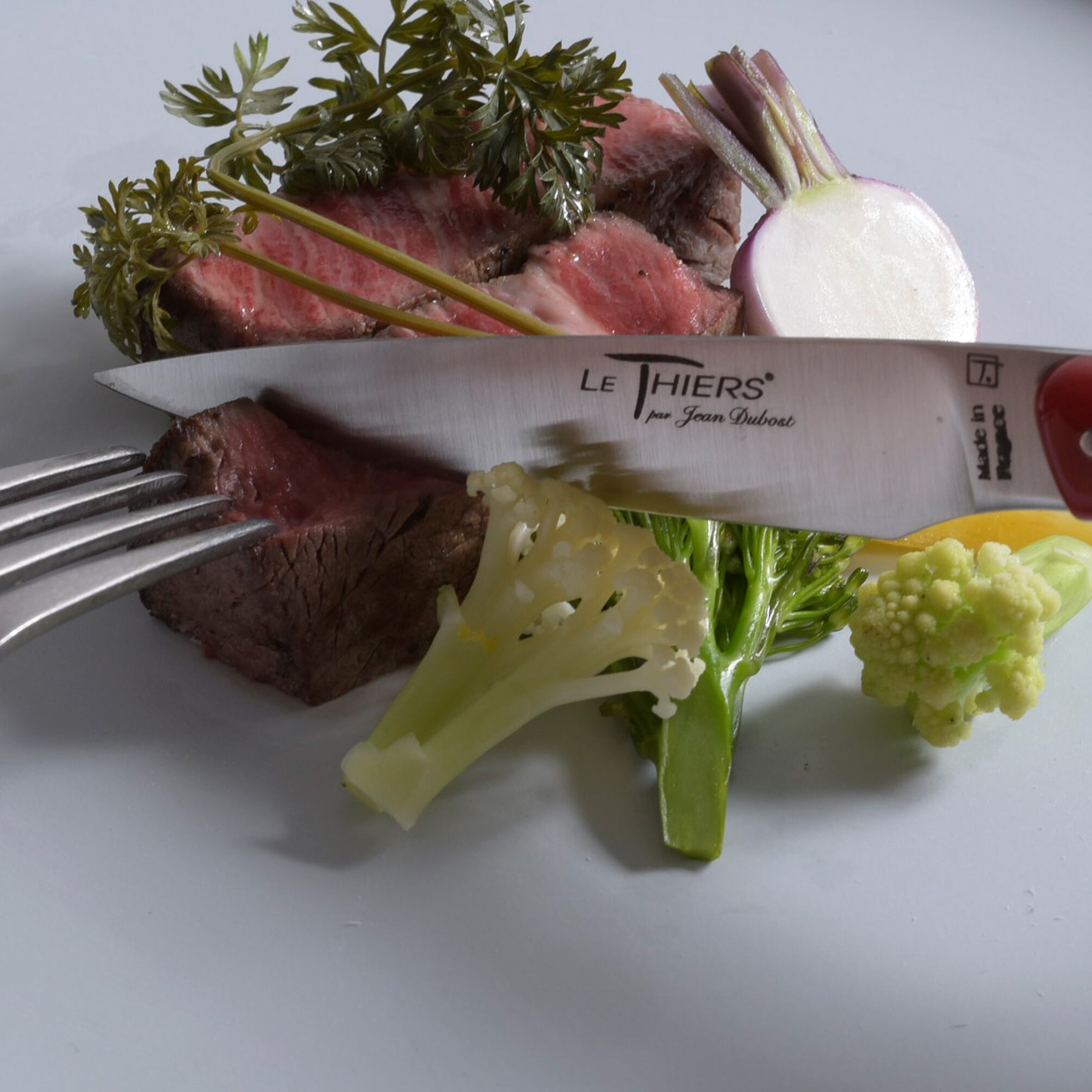 ジャンデュボ ステーキナイフ ティエール 2.0 アイボリー 6本セット