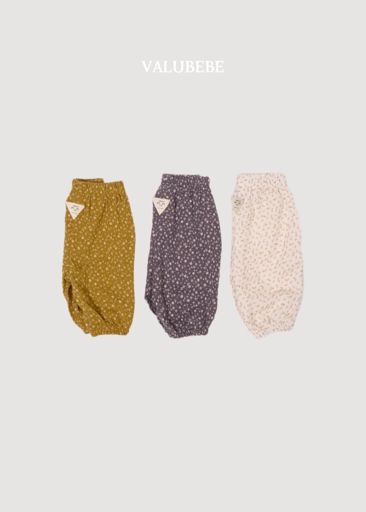 送料無料【予約】/ autumnエンボパンツ（フラワー） /valubebe