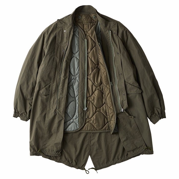 WEATHER MILITARY COAT / LINER NYLON MJ CONNECTION WEATHER MILITARY COAT / LINER NYLON MJ CONNECTION