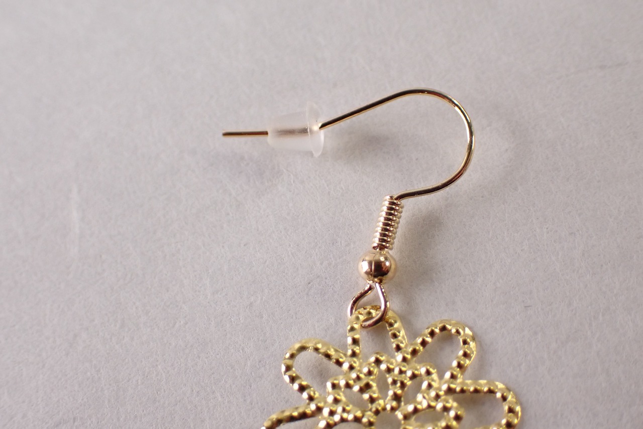 アベンチュリンピアス　16.4ct　[C9‐192]