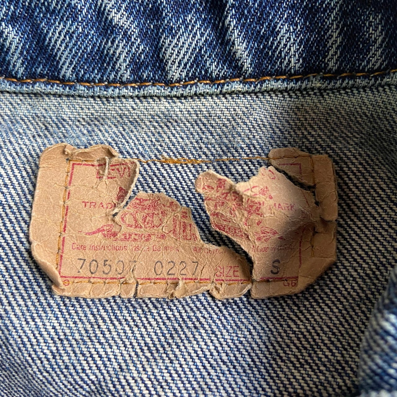 USA製 年代 ビンテージ Levi's リーバイス  ケミカル