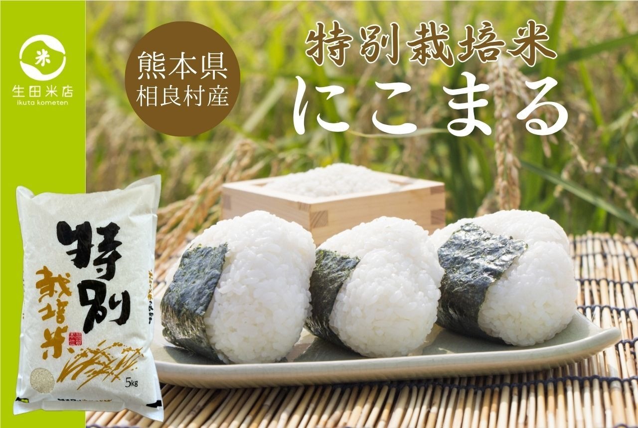 令和7年産新米　特別栽培米　精白米にこまる5kg