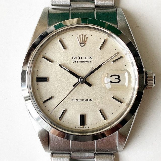 Rolex Oyster Date 6694 (20*****) Silver Powder Dial